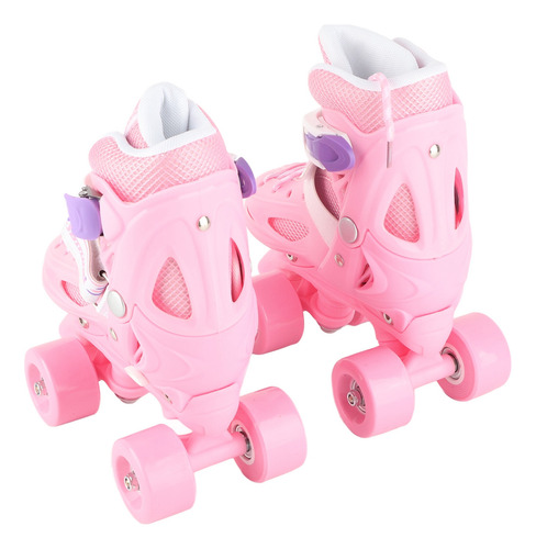 Patines De Ruedas Para Niños Y Adultos 2 En 1, Color Rosa Pa