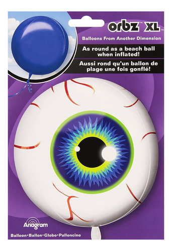 38 cm X 40 cm Orbz Eyeball Foil Balloon