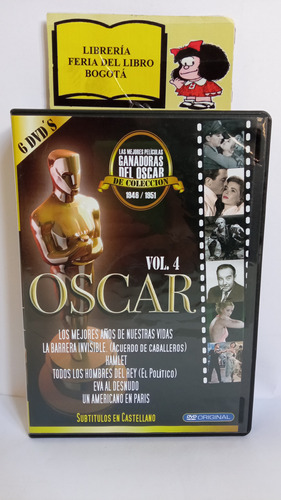 Colección Películas Ganadoras Del Oscar 4 - 6 Películas 