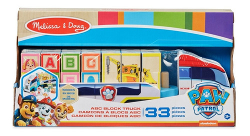 Camión Con Bloques Abc Paw Patrol Melissa & Doug