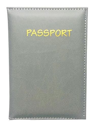 Funda Pasaporte Con Bloqueo Rfid Cuero Pu