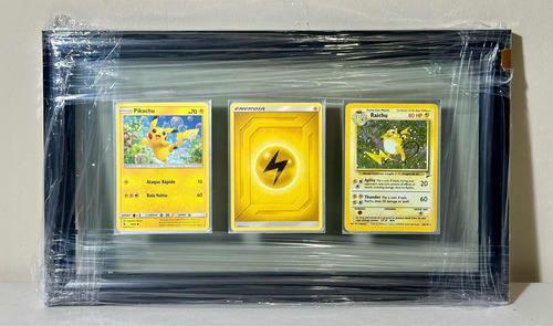 Pokémon Tcg Pikachu Raichu Cuadro Decorativo