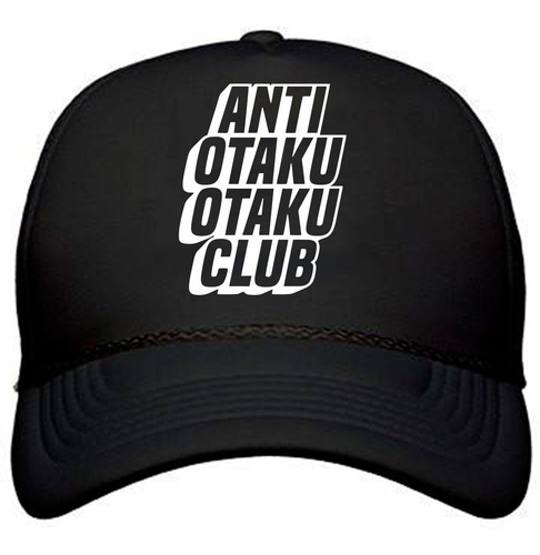 Imagen 4 de 4 de Combo Campera + Remera + Gorra Anti Otaku Otaku Club