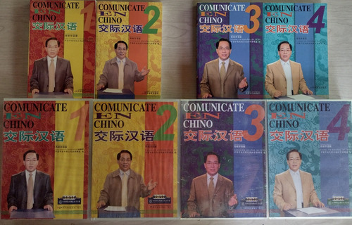 Comunicate En Chino 1, 2, 3 Y 4 Con Dvds Bilingüe (Usado)