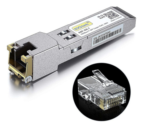 Sfp-t Cobre Sfp Para Cisco Glc-t Sfp-ge-t Conector Utp