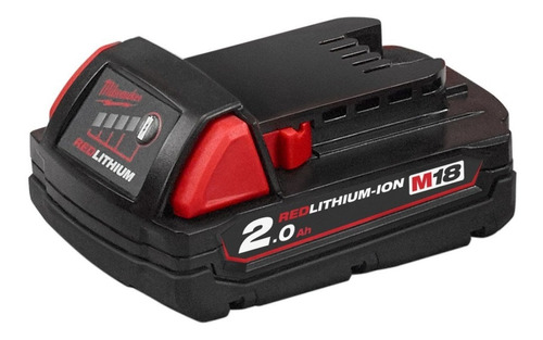 Bateria 18v 2,0ah Milwaukee M18 Red Lithium 48-11-1820