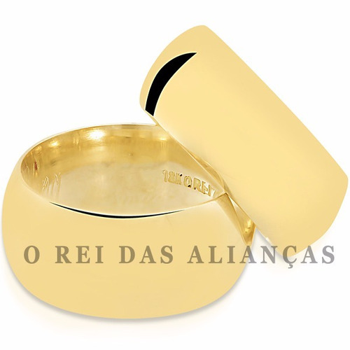 Alianças De Ouro 18k Grossas - Não É Banho De Ouro É Ouro 18