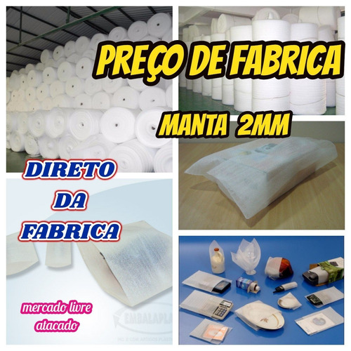Manta Acrilica 2mm P/piso Laminado Ou Embalagens Kit C/30mt²