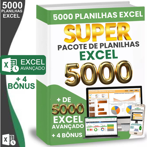 Super Pack De Planilhas Excel + 4 Super Bônus