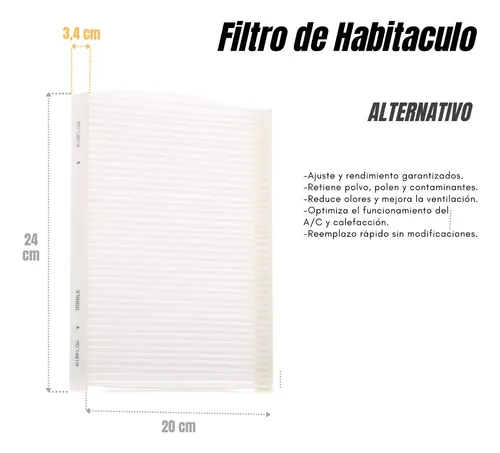 Kit Filtro Aceite Aire Habitaculo Onix 1.4 Joy 2015 2016