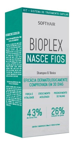 Kit Soft Hair Bioplex - Shampoo, Condicionador E Tônico