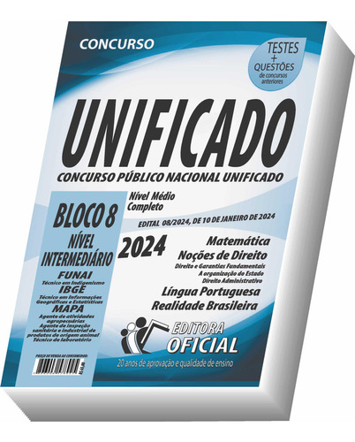 Apostila Cnu - Concurso Nacional Unificado - Bloco 8