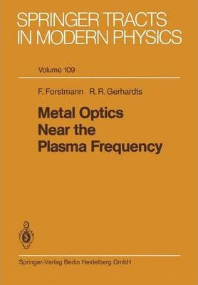 Libro Metal Optics Near The Plasma Frequency - Frank Fors...
