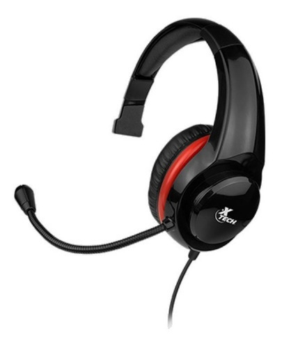 Monoauricular Gamer Xtech Molten Xth-520rd Rojo Y Negro
