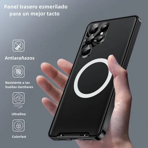 Carcasa Magnética Metal Para Samsung Galaxy S23 Ultra