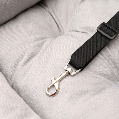 Asiento De Coche Para Perros, Cama De Viaje, Gris Claro