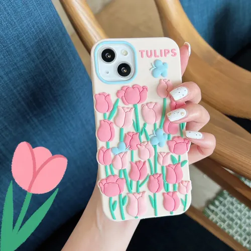 Huawei Nove9pro/nove8pro/honor 50pro - Tulipán Rosa Coreano