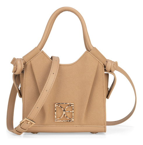 Bolsa Satchel Cloe Ecerali Miniatura Color Marrón