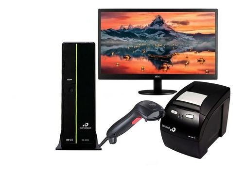 Imagem 1 de 5 de Rs2000 + Monitor 15.6 Aoc + Leitor + Impressora Mp 4200