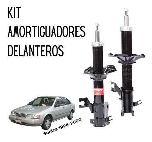 Kit Amortiguadores Delanteros Nissan B14 2000 Yokomitsu