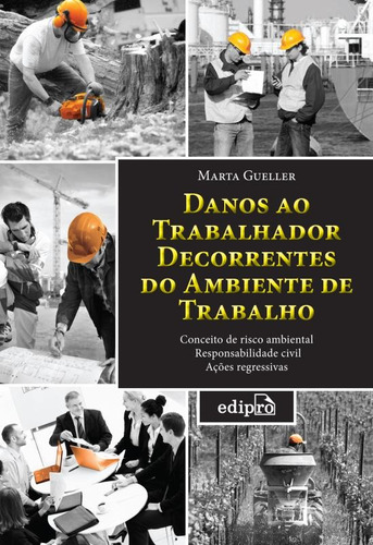 Danos ao trabalhador decorrentes do ambiente de trabalho, de Gueller, Marta. Editora Edipro - edições profissionais ltda, capa mole em português, 2012