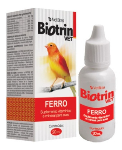 Biotrin Vet - Ferro - 20ml