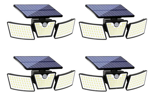 Ollivage Security Solar Lights Outdoor, Led Motion Sensor Fl