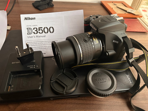 Nikon D3500 + Lente 18-55mm Vr  Color  Negro