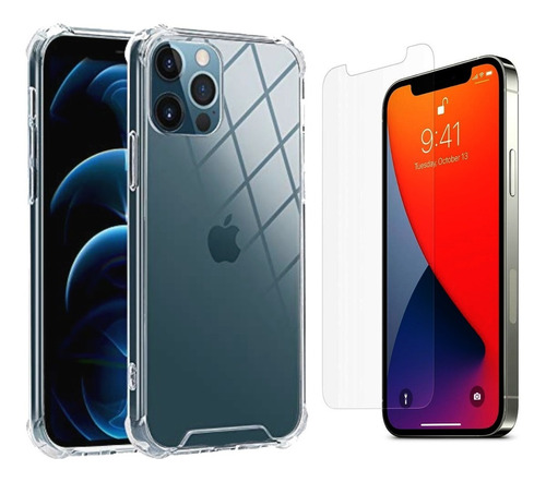 Funda Para iPhone 12 iPhone 12 Pro Protector Case + Vidrio