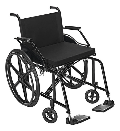 Cadeira De Rodas Confort Liberty Obeso Até 130kg - Prolife Cor Preto