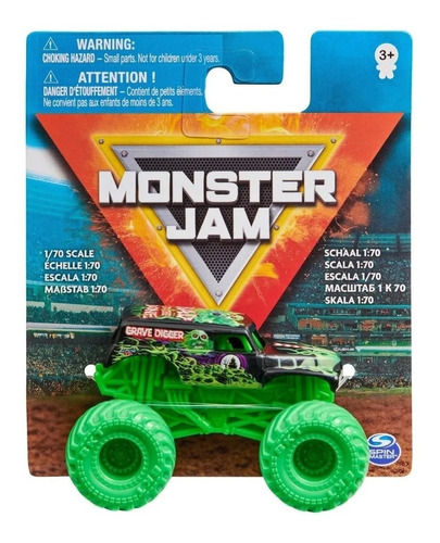 Imagen 1 de 5 de Monster Jam Mini Vehiculo A Escala 1:70 58712 Educando
