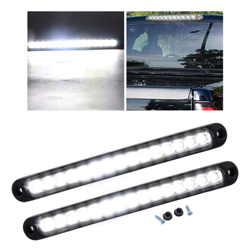 2 Piezas Ip65 10 15 Led Barra De Luz Trasera De Fre 3148225