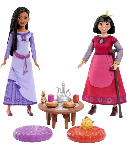 Mattel Disney Wish Best Friends Tea Time, Asha Y Dalia