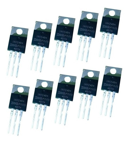 Irfz 48n Transistor Irfz48n Canal N 50a 60v 190w 10 Unidades