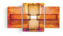 Comprar Cuadros Tripticos Matte Promo Moderno Abstracto Arte Deco +