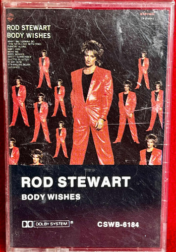 Cassette Original Rod Stewart - Body Wishes. 1983 1a Edicion