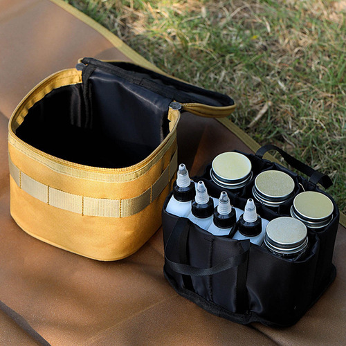 Bolsa De Especias Para Acampar, Tarros De Especias, Caqui