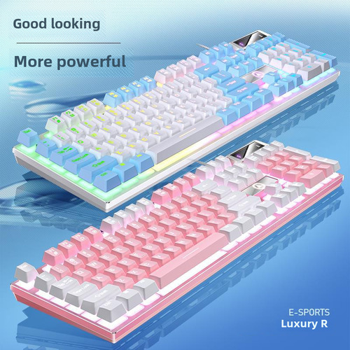 Teclado K500 Negro Y Gris Luz Mixta Versión Dual G15