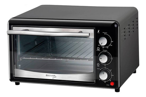 Forno de bancada elétrico Semp TCL Practice Easy FO3015PR 17L preto 127V