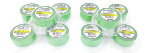 Fita Walker Tape Easy Green Verde 12m X 2.5 Cm- Kit C/10