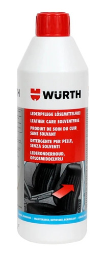 Limpiador De Cuero Wurth 500 Ml 