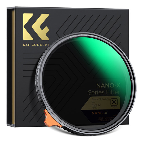 Filtro Nano X Nd 2-32 + Black Diffusion 1/4 67mm K&fconcept