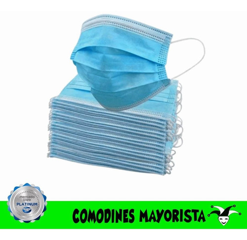 Tapabocas Descartables - Mascarilla - Caja 50 Unidades