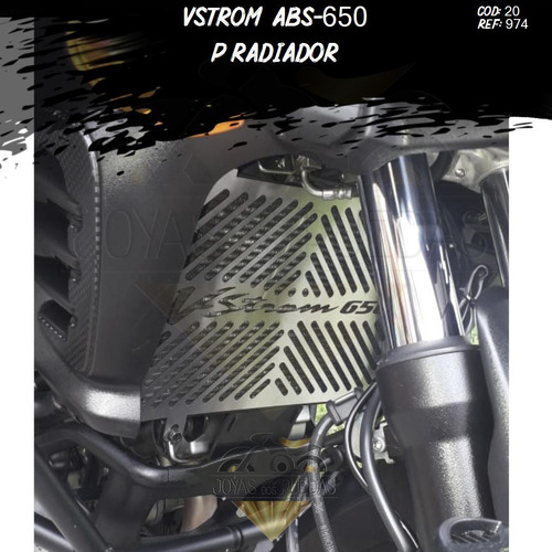 Vstrom Abs-650 Acero Inoxidable Protecto Radiador