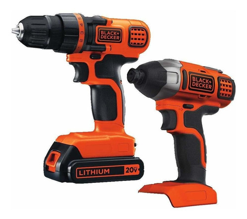 Black & Decker 20v Max Kit Taladro Atornillador Inalámbrico