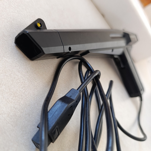Light Phaser Sega Pistola Master Syst Tectoy Con Caja Negro (Usado)