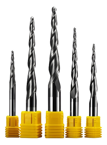 Fresa Endmill Broca Cónica Punta De Bola R2. Zanco 6mm