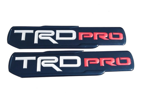Emblema Trd Pro Para Toyota, Hilux, Tacoma, Meru, 4runner.
