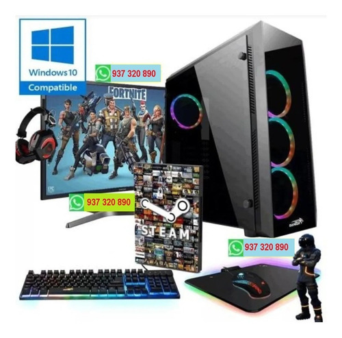 Pc Gamer A8 9600 16gb Ssd 240gb Monitor 24 Fhd Completa