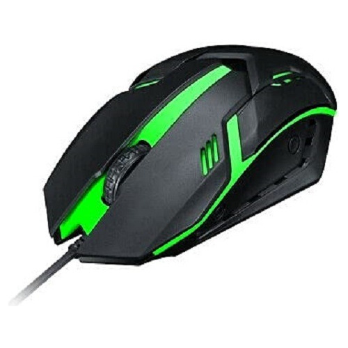 Mouse Gamer Para Juegos X1 Ergonomico Black 1200dpi